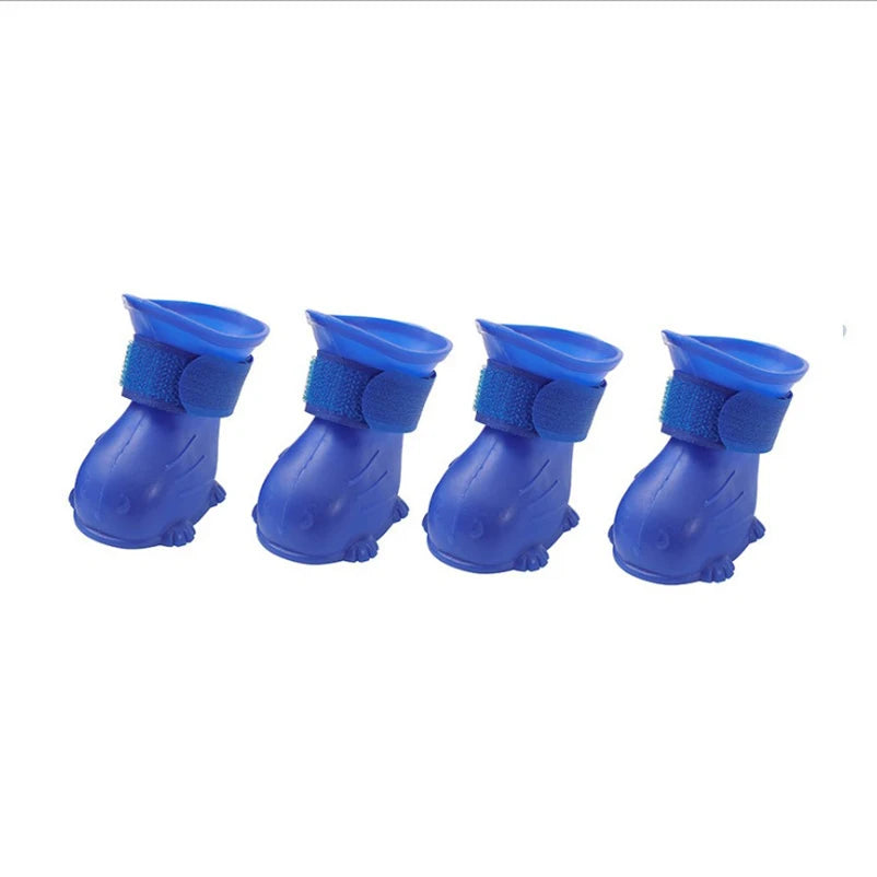 Rubber Rain Shoes for Dogs Cats