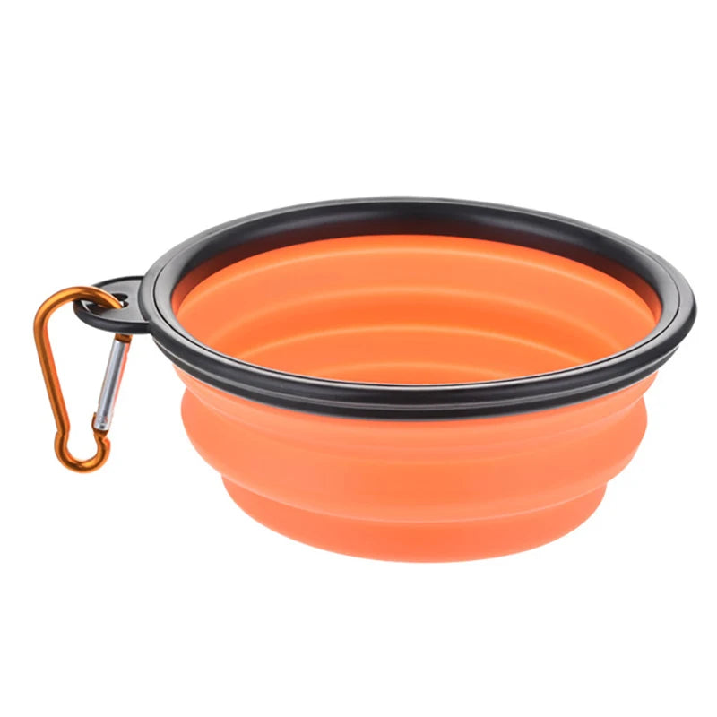 Portable Folding Pet Food Water Bowl