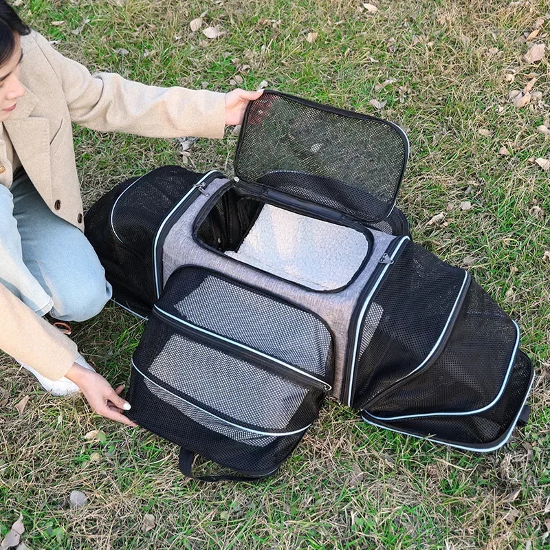 Breathable Travel Bag for Pets Backpack