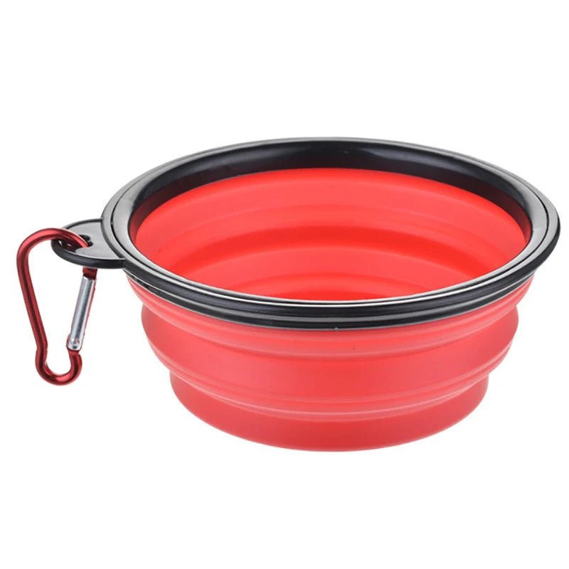 Portable Folding Pet Food Water Bowl