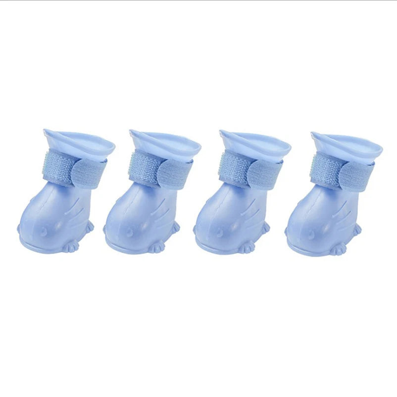 Rubber Rain Shoes for Dogs Cats