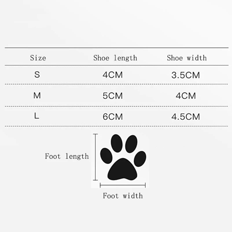 Rubber Rain Shoes for Dogs Cats