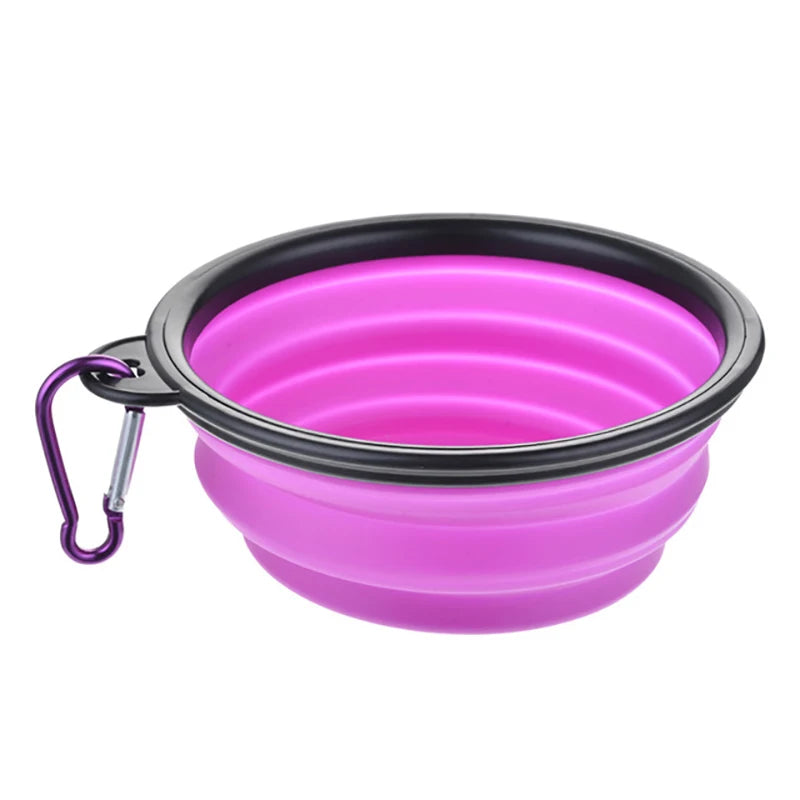 Portable Folding Pet Food Water Bowl