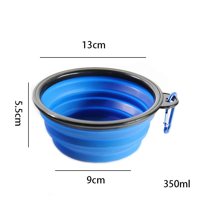Portable Folding Pet Food Water Bowl