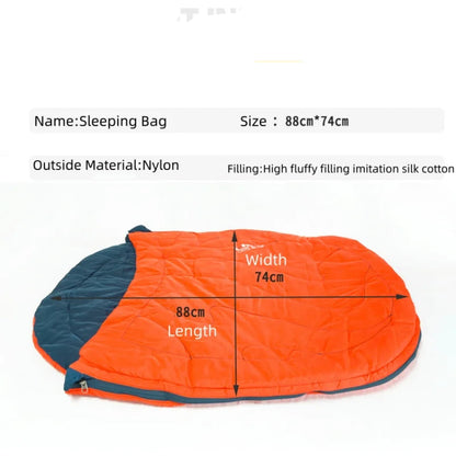 Warm Reversible Sleeping Bag for Dogs