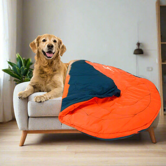Warm Reversible Sleeping Bag for Dogs