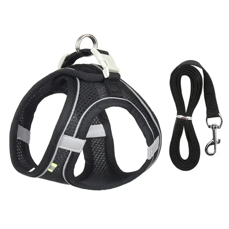 Breathable Adjustable Pet Harness for Dogs